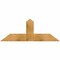 Ekena Millwork Portland Rough Sawn Timber Gable Bracket, Western Red Cedar, 48"W x 18"H x 4"D x 6"F, 9/12 Pitch GBW048X18X0406POR00RWR - alternate 1